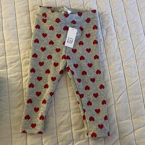 Heart leggings.